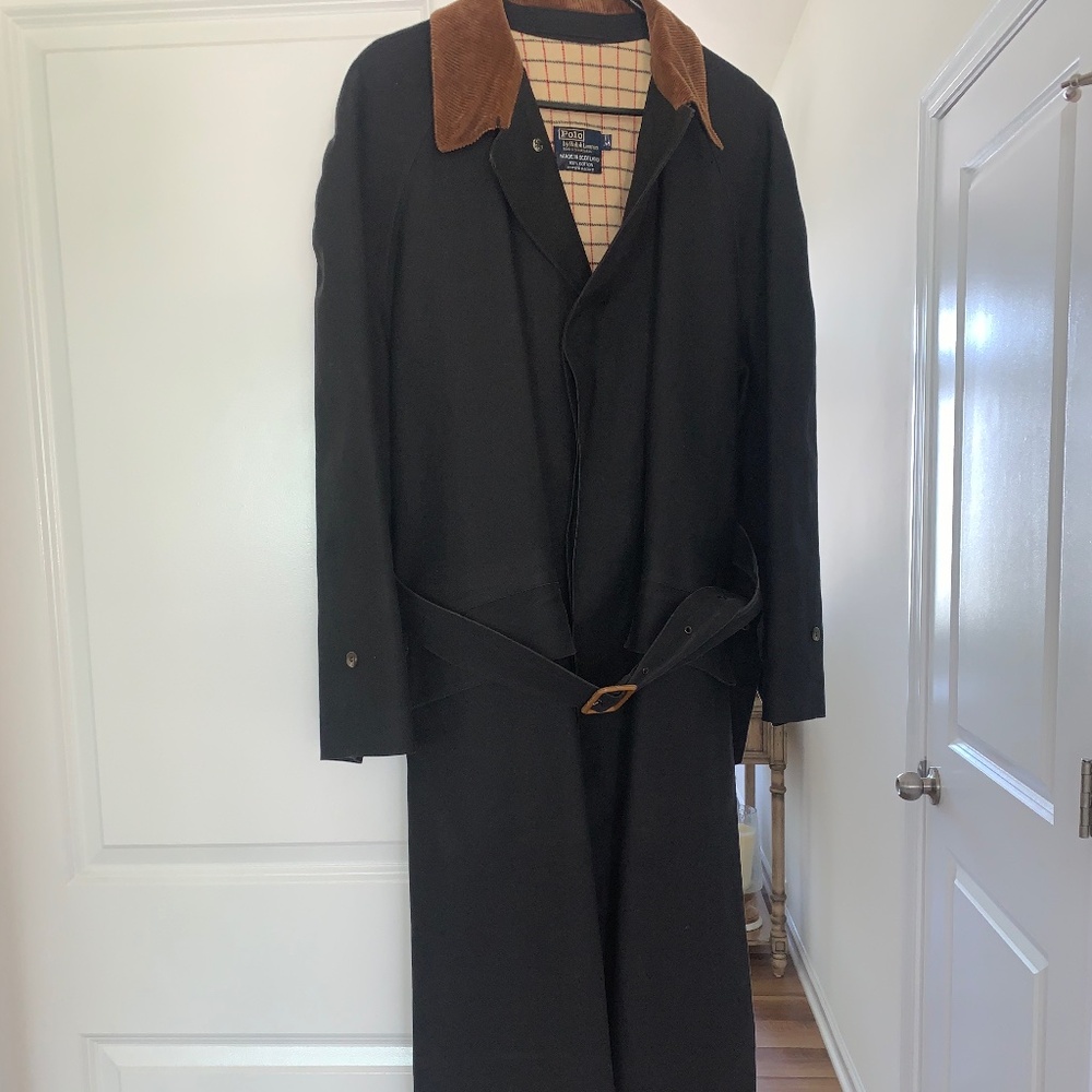 Vintage Men’s Medium Polo Ralph Lauren trench riding coat